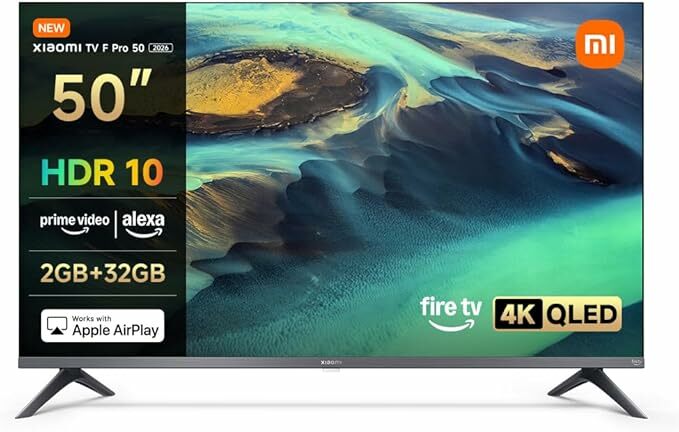 XIAOMI TV F Pro 50, 50 polegadas (127 cm), 4K UHD QLED
