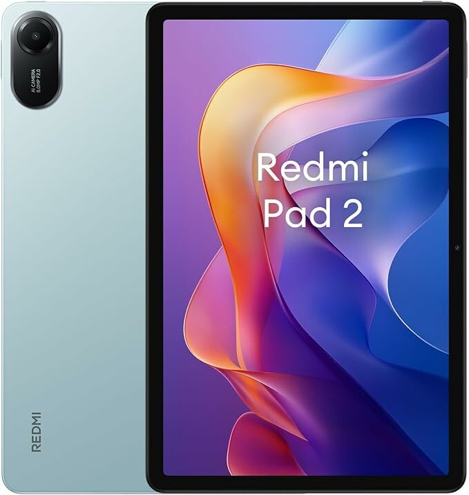 XIAOMI Redmi Pad 2 Tablet de 11" 2,5 K (MediaTek G100-Ultra, 4 GB de RAM, 128 GB de ROM