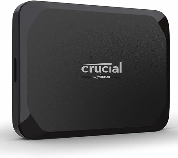 Crucial X9 SSD 1TB portátil, até 1050 MB/s, compatível com PC, Mac, PlayStation e Xbox