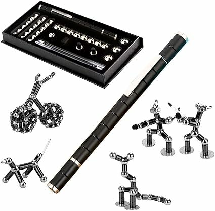 RoserRose Caneta magnética, divertida caneta magnética multifuncional