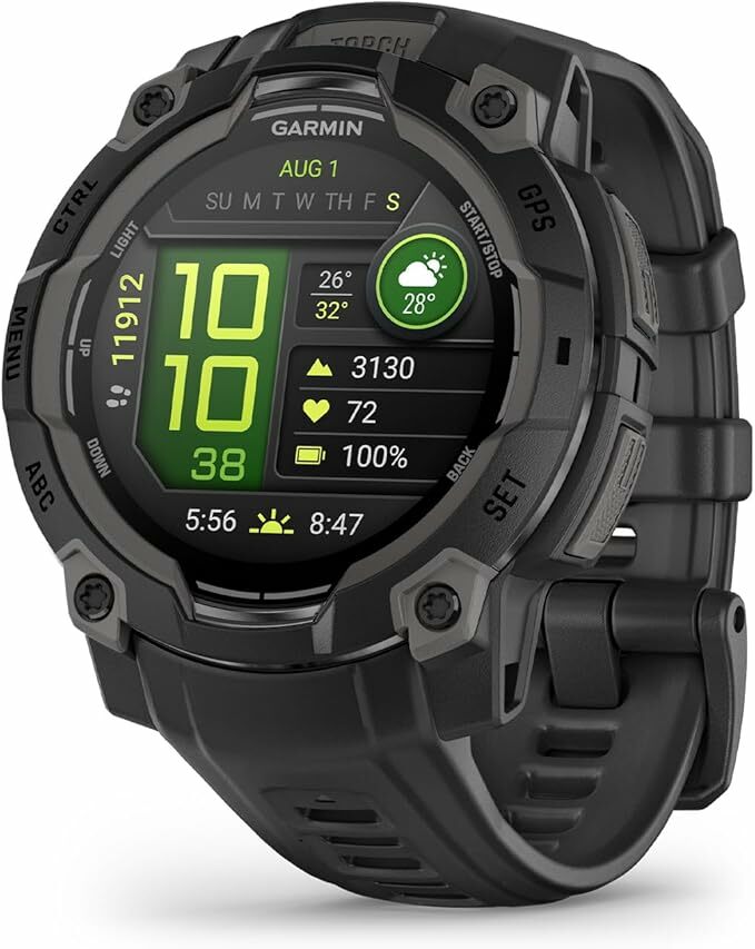 Garmin Instinct 3, Relógio inteligente com GPS, ecrã AMOLED de 45 mm