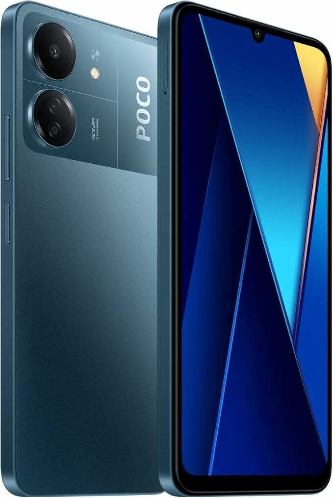 Xiaomi Poco C65 Smartphone (6,74 polegadas, ecrã Amoled DotDisplay, 256 GB, 8 GB de RAM, cor azul)