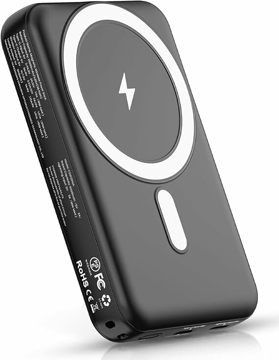 Gabless Power Bank, 10000 mAh Magnético Powerbank PD 20 W, iPhone