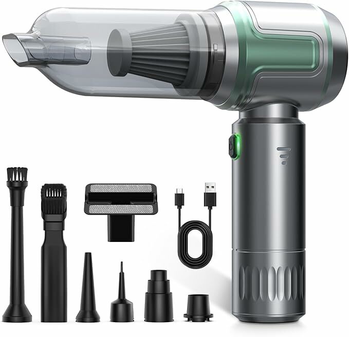 Tidy Cats Aspirador de mão, 16000 PA aspirador de carro potente