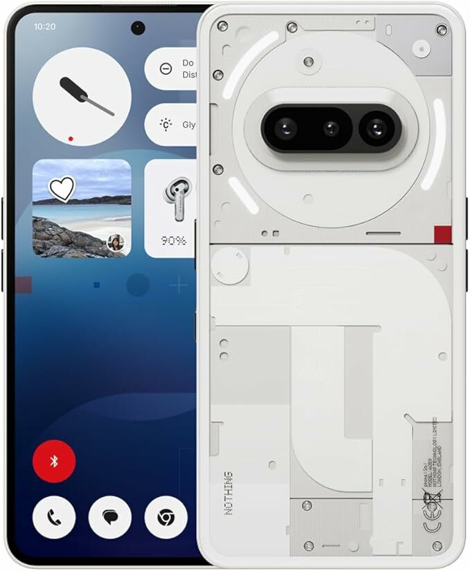 Nothing Phone (3a)  256 GB carregamento rápido a 50 W