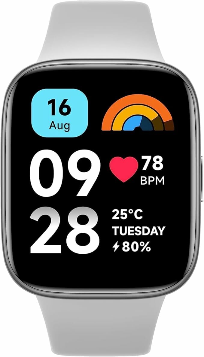 Xiaomi Redmi Watch 3 Active Chamadas Bluetooth, ecrã LCD de 1,83", monitor de frequência cardíaca