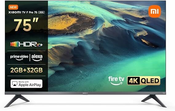 XIAOMI TV F Pro 75, 75 polegadas (190 cm), 4K UHD QLED