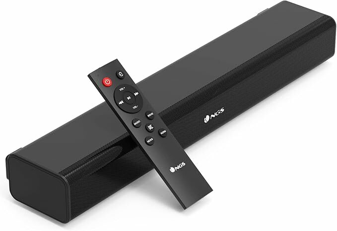 NGS Subway Barra de som para televisão, bar com potência de saída 40 w