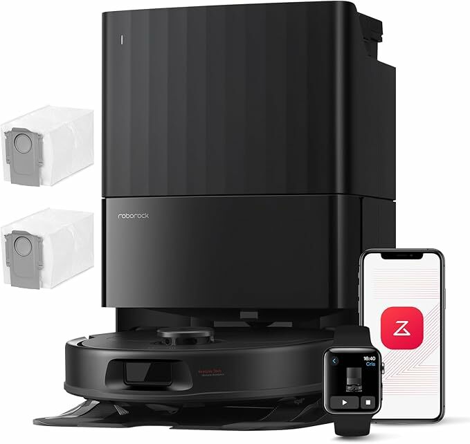 roborock QV 35A Set  Robot aspirador, 8000 Pa de sucção