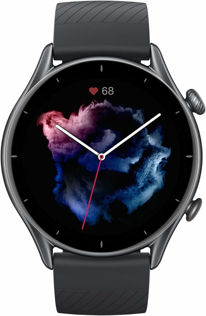 Amazfit GTR 3 46 mm Smartwatch ecrã AMOLED relógio inteligente fitness GPS 150 modos desportivos