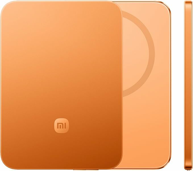 Xiaomi UltraThin Magnetic Power Bank 5000 15W Laranja 5000 mAh