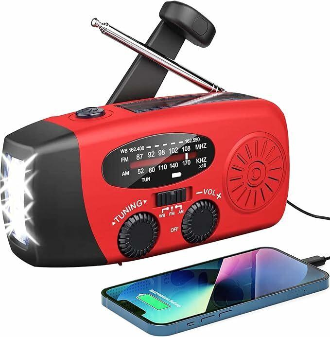 Rádio solar de emergência
