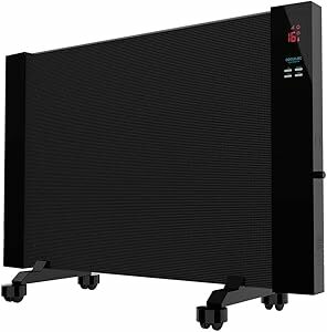 Cecotec Radiador elétrico de baixo consumo Ready Warm 3100 Smart Now. 2000 W, ecrã LCD, temporizador, 2 modos, rodas, temporizador regulável, sistema de proteção, 15 m2