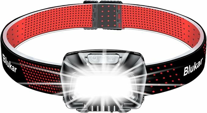 Lanterna frontal LED recarregável