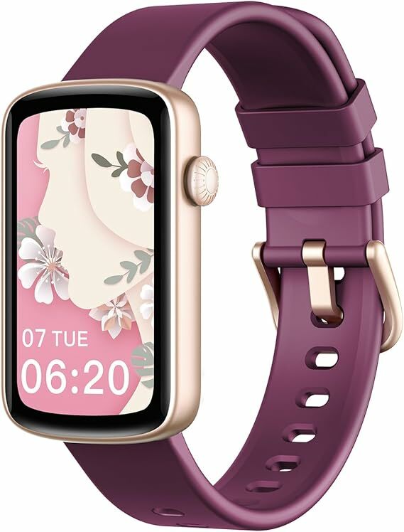 pulseira inteligente com óxímetro, IP68 impermeável, bricolage mostrador relógio, monitor sonho, podómetro, Android iOS roxo