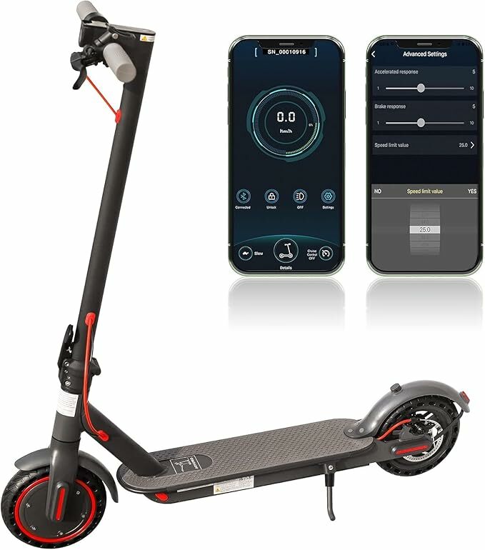 AOVOPRO Scooter elétrico adulto, motor de 350 W