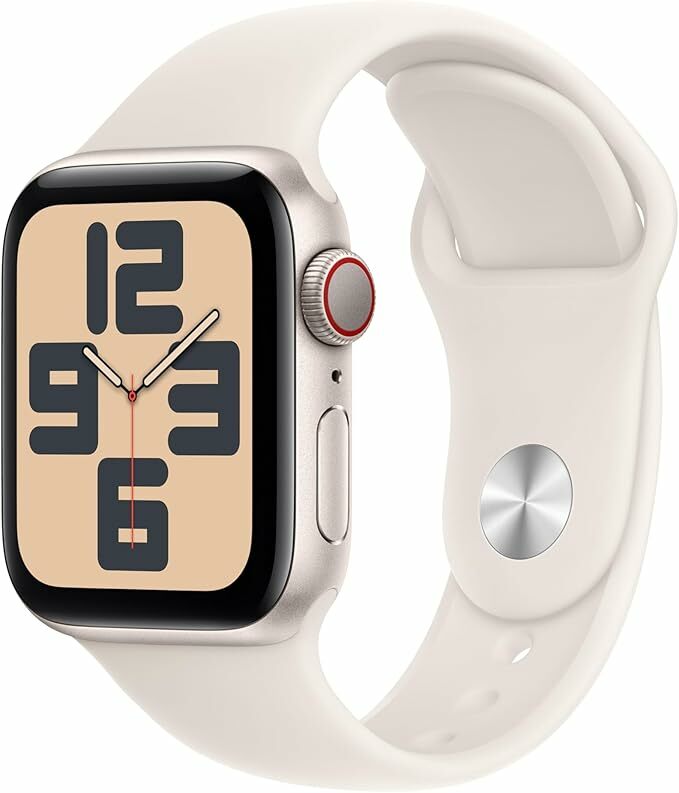 Apple Watch SE de 2.ª geração GPS Cellular Smartwatch com caixa de alumínio em branco estrela