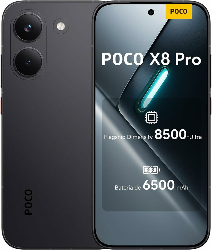 XIAOMI POCO X8 Pro Smartphone de 12 + 512 GB preto bateria de 6500 mAh