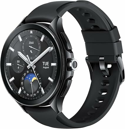 Xiaomi Watch 2 Pro - 4G LTE Black Case com correia preta Fluorubber