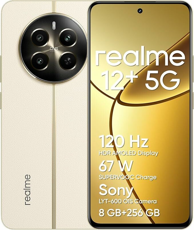 realme 12 Telemóvel 5G, 8 + 256 GB
