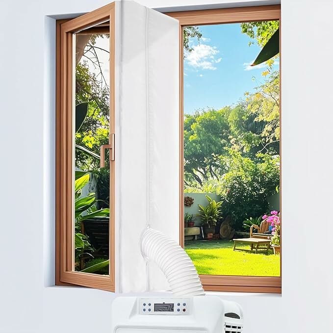 SKYYUE Cobertura de isolamento de janela de ar condicionado