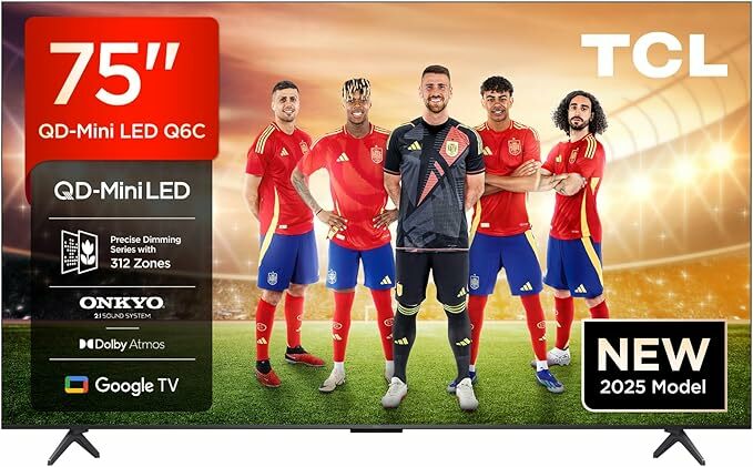 TCL QD-Mini LED Smart TV, 4K HDR de 75