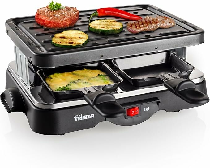 Tristar RA-2949 – Grelha adequada para quatro pessoas, com grill