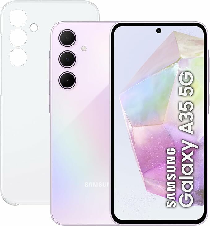 Samsung Galaxy A35 5G 128GB capa transparente - telemóvel Android