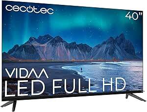 Cecotec Smart TV, televisão LED de 40 polegadas com resolução Full HD A5 Series