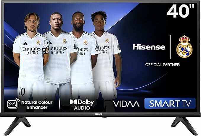 Hisense 40A4N - Smart TV HD de 40 polegadas, TV com modo de jogo, desportos IA
