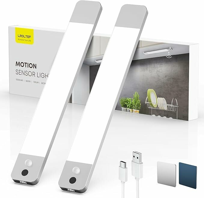 LROLTEF Luz LED armário cozinha