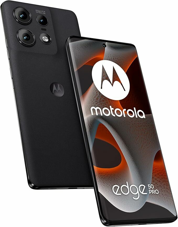Motorola Edge 50 Pro 12/512GB, ecrã pOLED Super HD de 6,67" de 1,5 K, câmara 50 MP com IA e teleobjetiva x 3