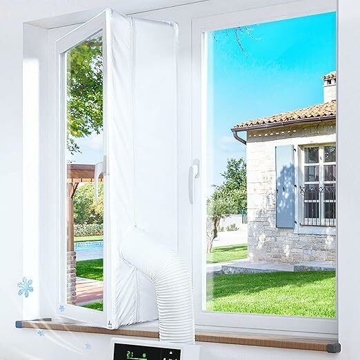 Gruntbear Kit janela ar condicionado portátil