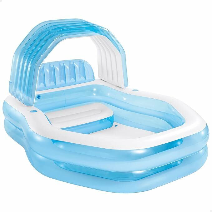 Intex Piscina insuflável infantil com toldo removível