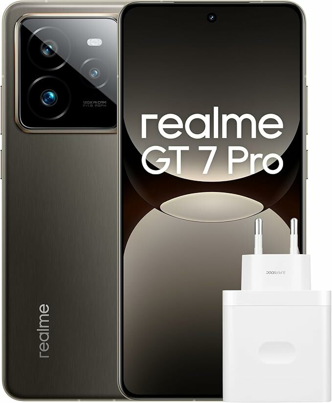 realme Smartphone GT 7 Pro 5G Telemóvel 12 + 256 GB, processador Snapdragon 8 Elite