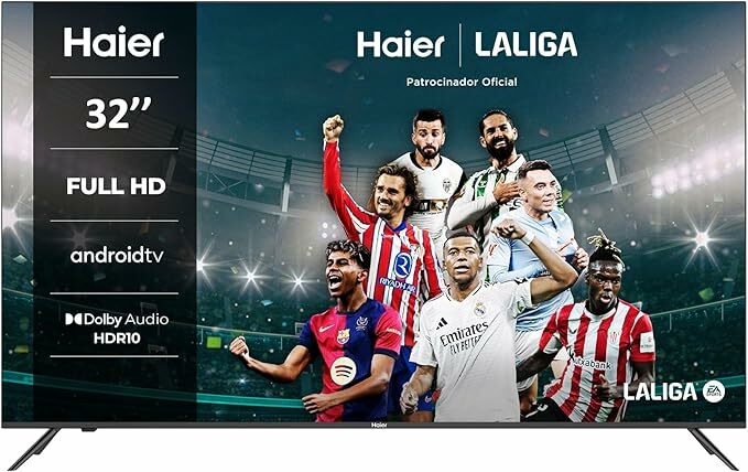Haier Direct LED Full HD H32K702FG - 32", Smart-TV, HDR