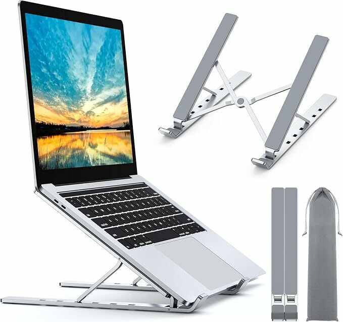 Babacom Suporte portátil mesa ajustável de 5 ângulos