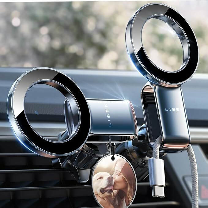 LISEN Suporte móvel para carro Magsafe