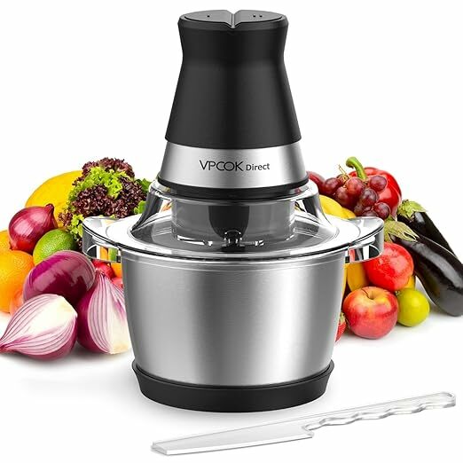 Picadora elétrica, processador de legumes de 1,2 l