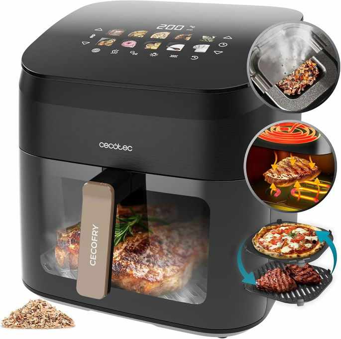 Cecofry&Grill Smokin' 8500 Fritadeira com dupla resist&ecirc;ncia