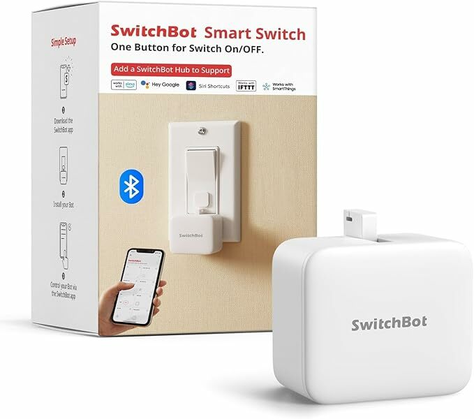 SwitchBot, Interruptor mec&acirc;nico de luz basculante ou controlador de bot&otilde;es, para uma casa inteligente