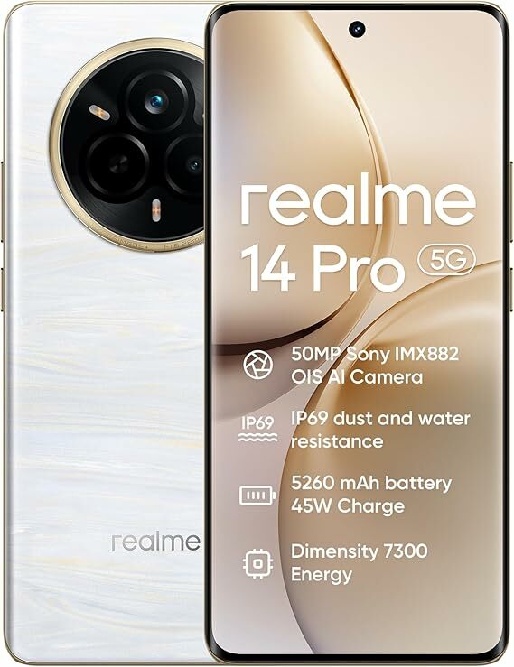 realme 14 Pro 5G Smartphone 8 + 256 GB