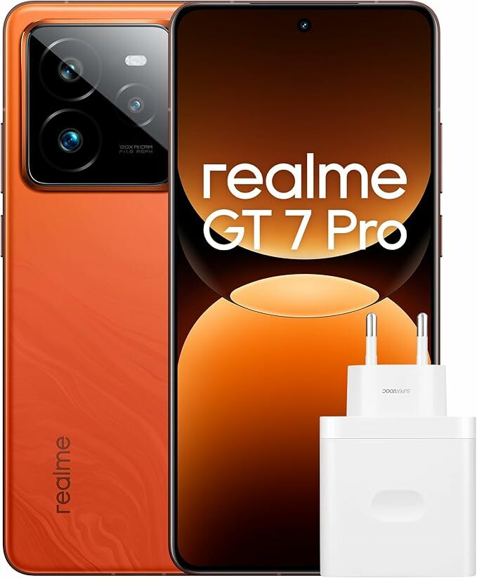 realme Smartphone GT 7 Pro 5G Telemóvel 12 + 256 GB, processador Snapdragon 8 Elite