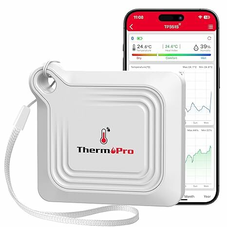 ThermoPro Termómetro Bluetooth para quarto