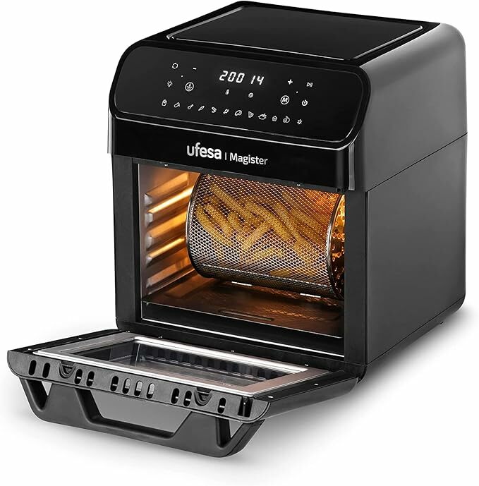 Ufesa Magister Fritadeira de ar sem óleo Airfryer de 12 l, 12 programas