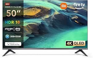 XIAOMI TV F Pro 50, 50 polegadas (127 cm), 4K UHD QLED