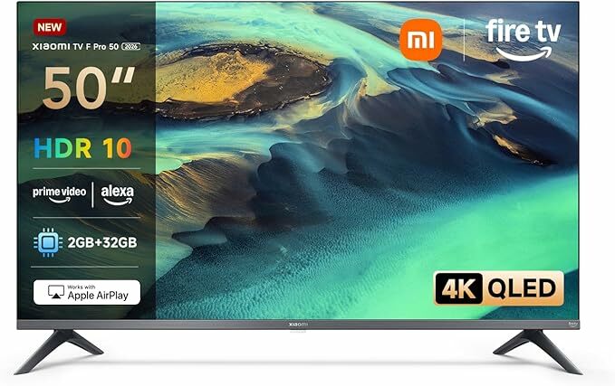Xiaomi TV F Pro 65 2026, 65 polegadas (165 cm), QLED 4K UHD, Smart TV, Fire TV, HDR10+
