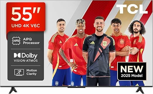 TCL 55V6C Direct LED Smart TV, 4K HDR