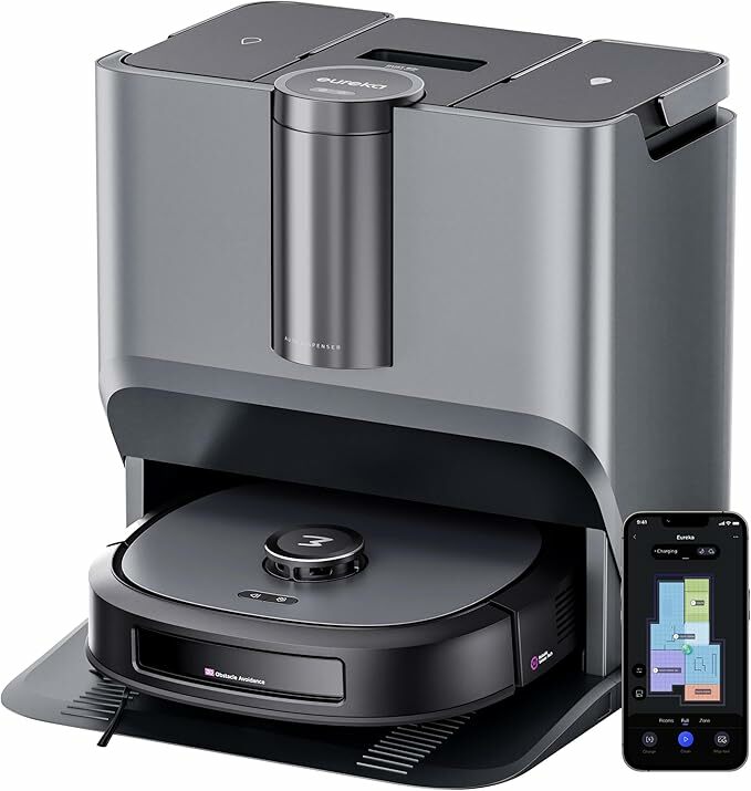 Eureka J20 Robot aspirador e lava-chão, sucção de 8000 Pa