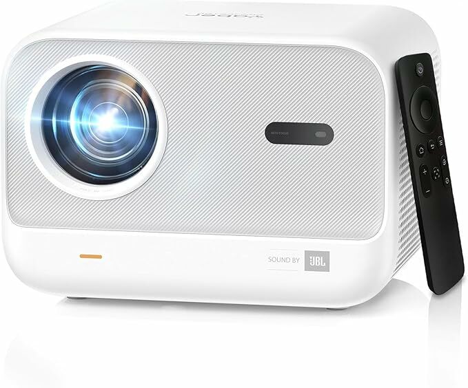 YABER Projetor portátil 4K Full HD 1080P nativo com som JBL e foco automático 1s
